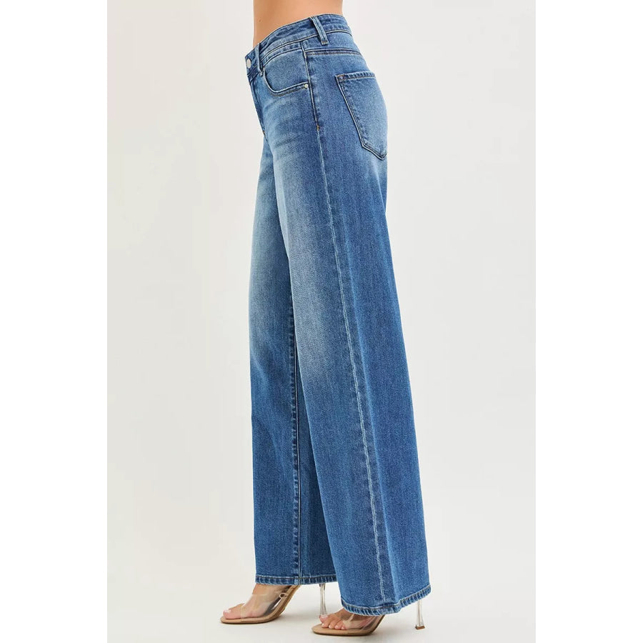 RISEN Slouchy Baggy Jeans with Pockets Apparel and Accessories