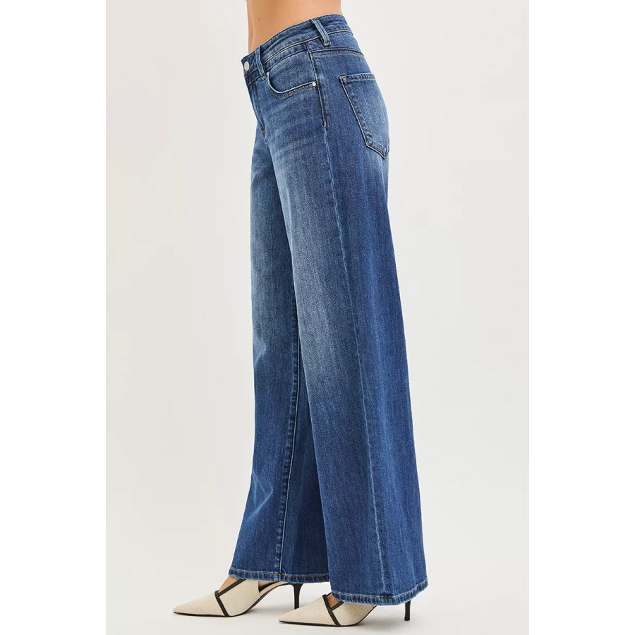 RISEN Slouchy Baggy Jeans with Pockets Apparel and Accessories