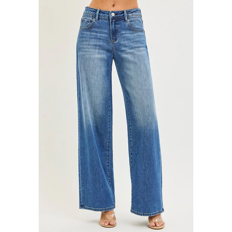 RISEN Slouchy Baggy Jeans with Pockets MEDIUM / Apparel and Accessories