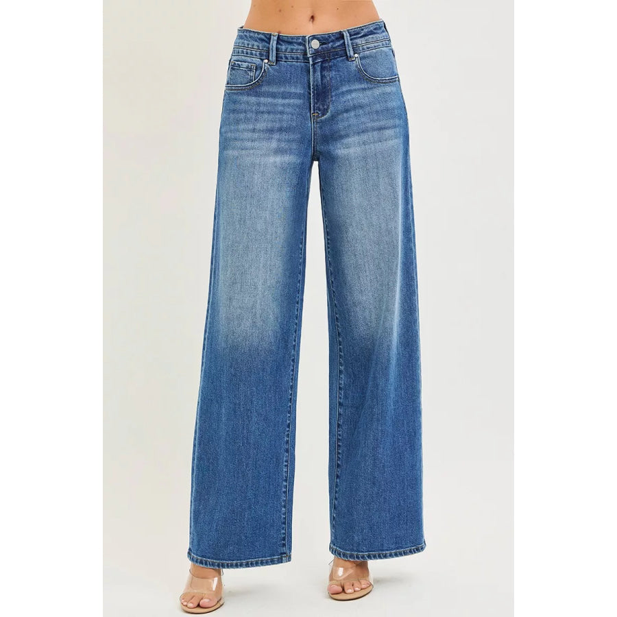 RISEN Slouchy Baggy Jeans with Pockets MEDIUM / Apparel and Accessories