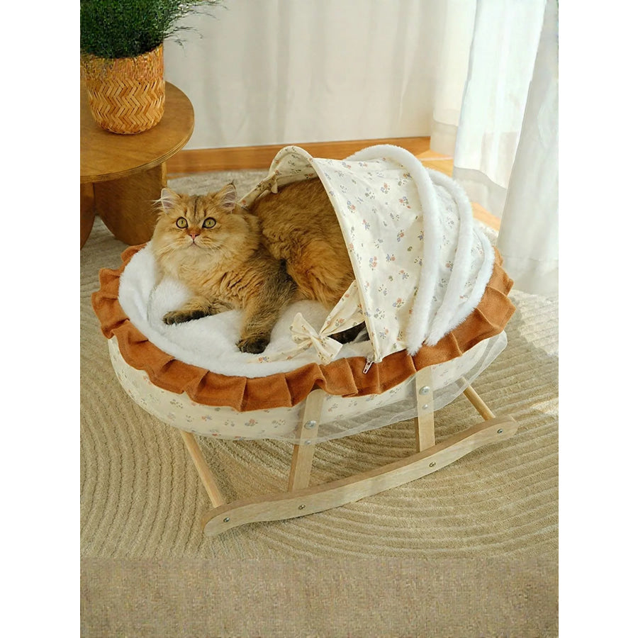 Rocking Pet Bed with Canopy Apparel and Accessories