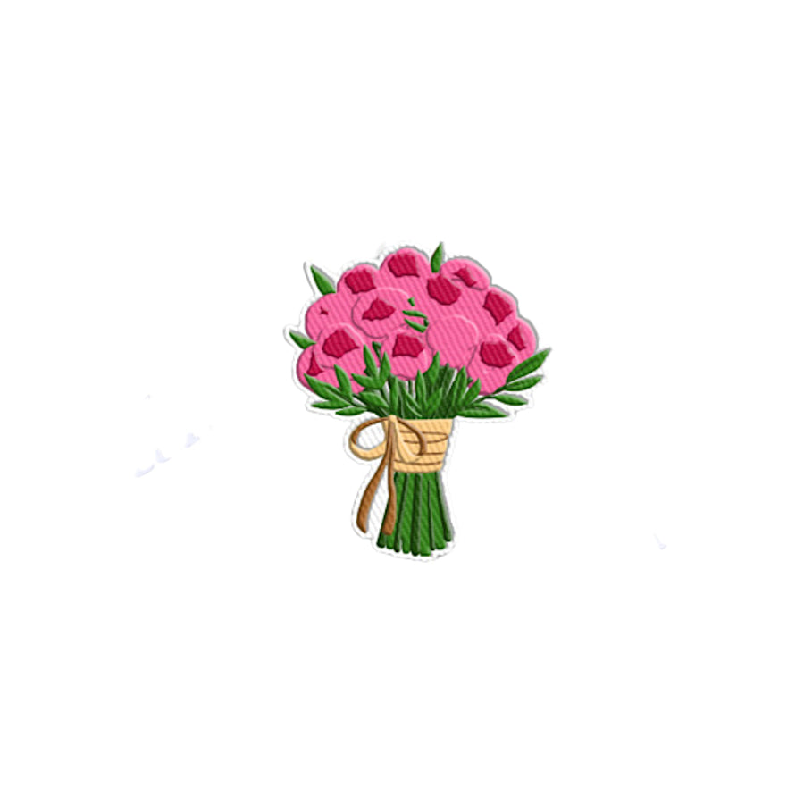 Rose Bouquet Embroidered Patch - ETA 4/15 WS 600 Accessories