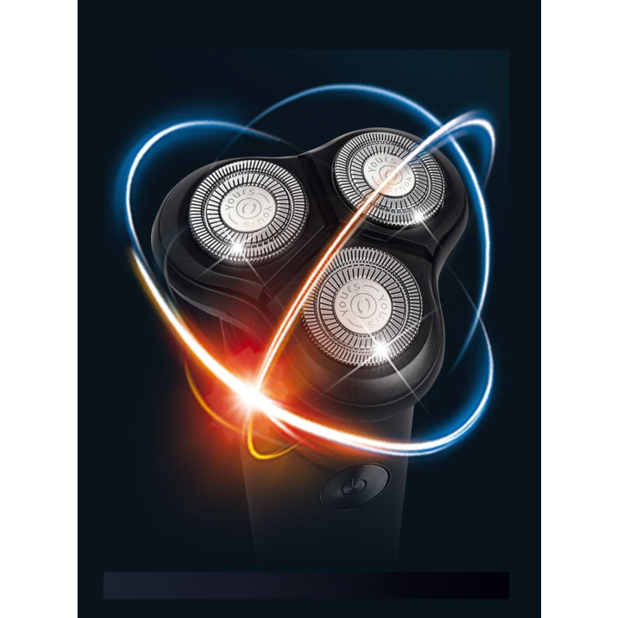 Rotary Electric Shaver Black / ONESIZE Apparel and Accessories