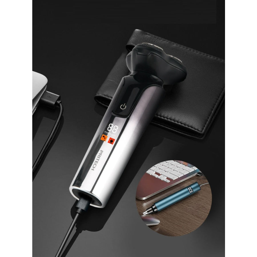 Rotary Rechargeable Electric Shaver and Nose Hair Trimmer Shaver/nose Hair Combo / ONESIZE Apparel and Accessories