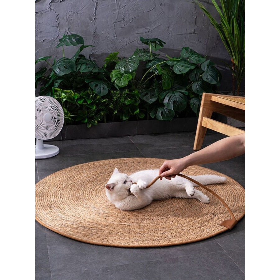 Round Braided Pet Mat Apparel and Accessories