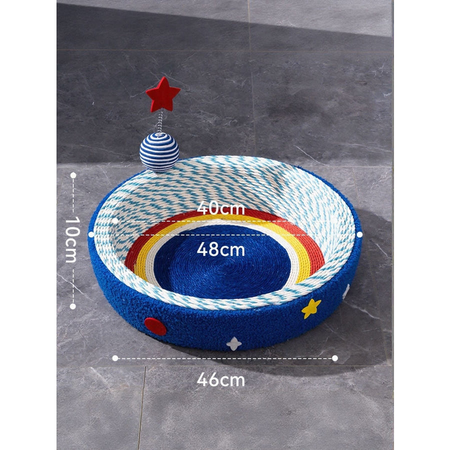 Round Cat Scratching Posts Pet Nest Apparel and Accessories