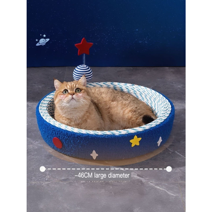 Round Cat Scratching Posts Pet Nest Apparel and Accessories