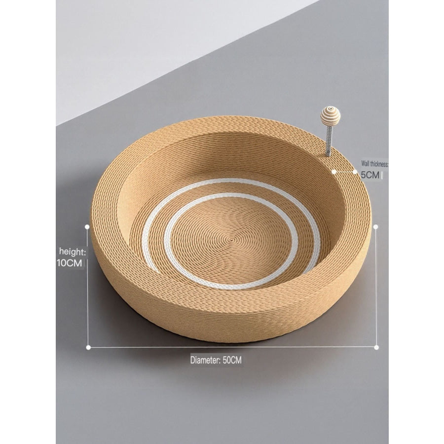 Round Cat Scratching Posts Pet Nest Simple Model / L Apparel and Accessories