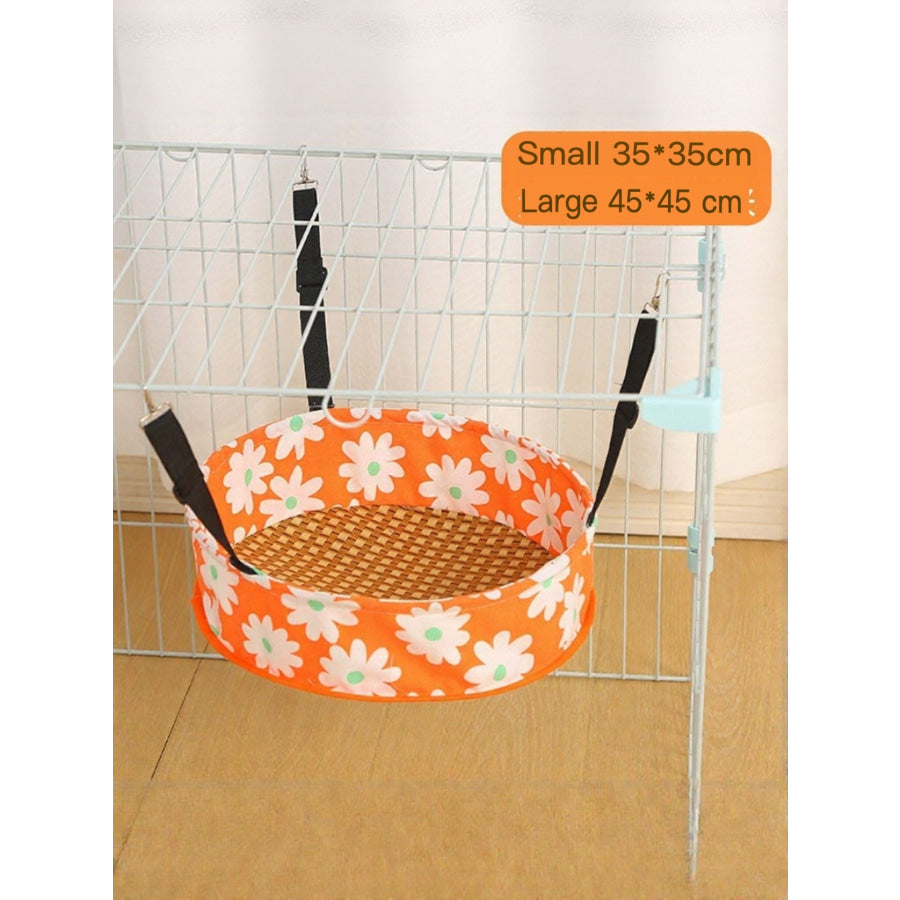 Round Hanging Pet Hammock Dark Blue / S Apparel and Accessories