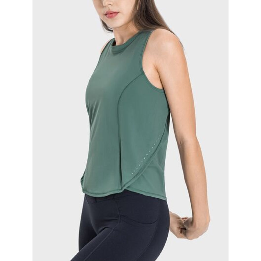 Round Neck Active Tank Apparel and Accessories