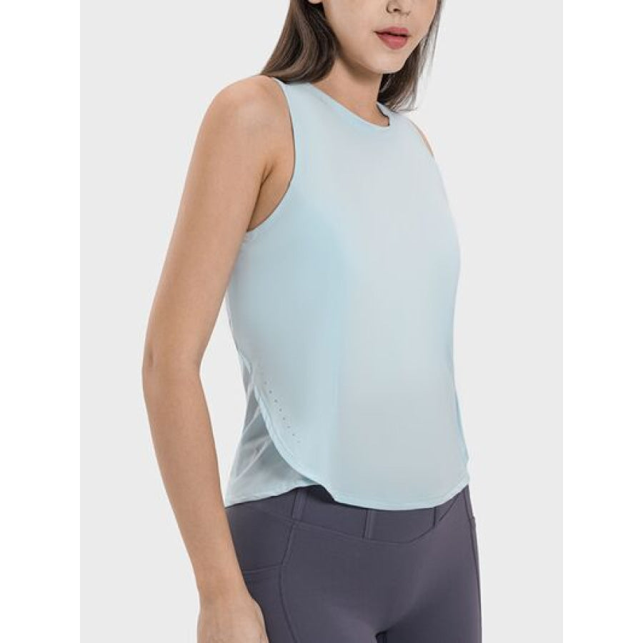 Round Neck Active Tank Apparel and Accessories