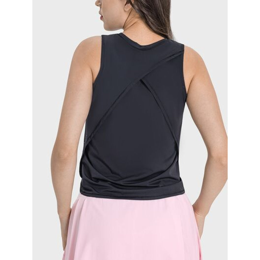 Round Neck Active Tank Apparel and Accessories