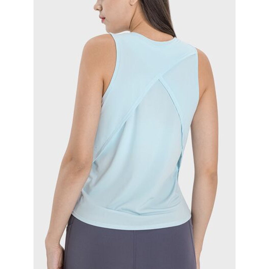 Round Neck Active Tank Apparel and Accessories