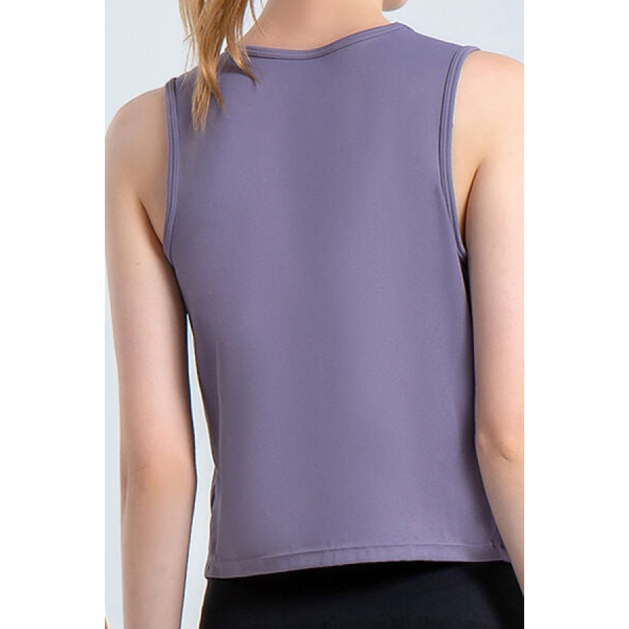 Round Neck Active Tank Apparel and Accessories