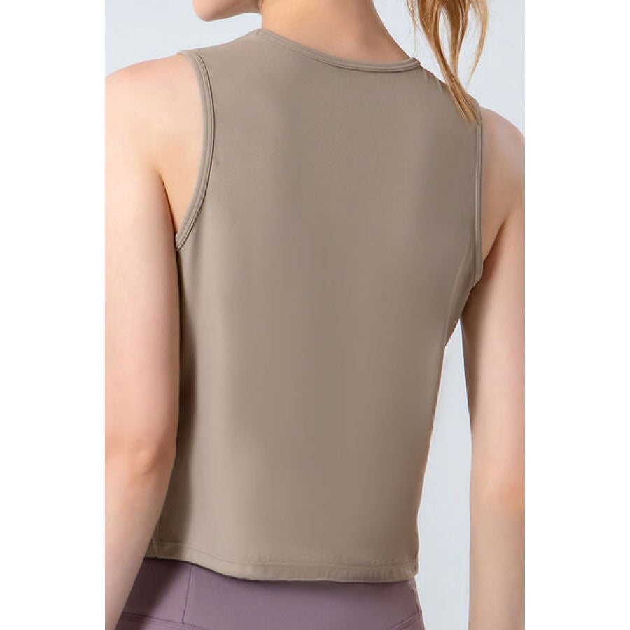 Round Neck Active Tank Apparel and Accessories