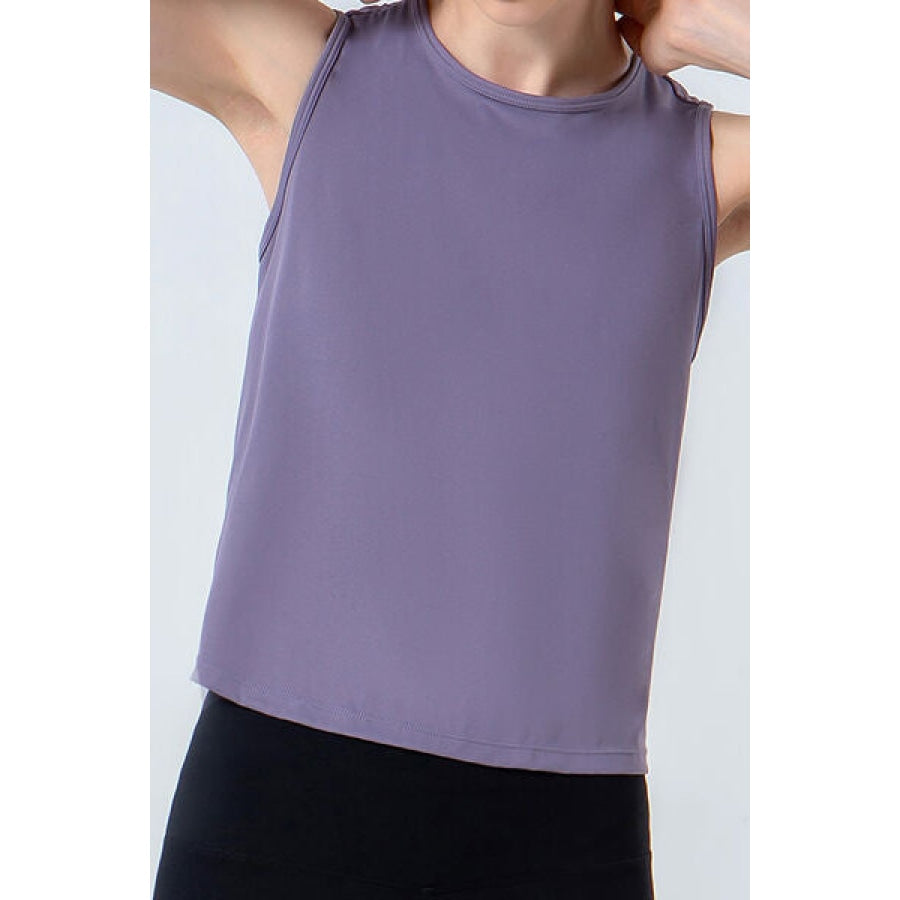 Round Neck Active Tank Apparel and Accessories