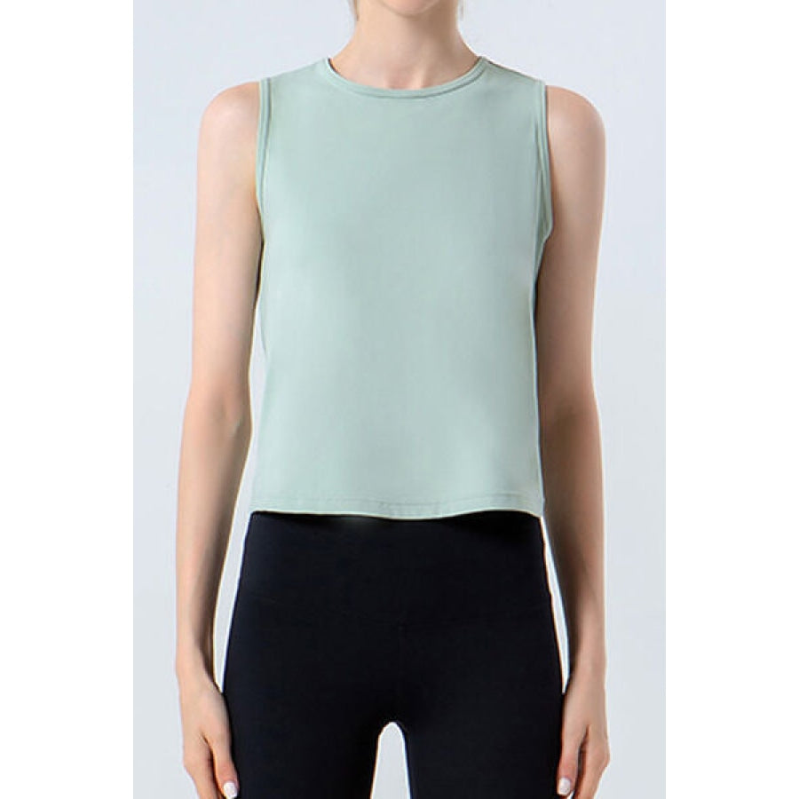 Round Neck Active Tank Apparel and Accessories