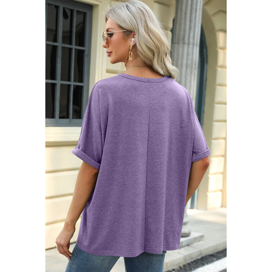 Round Neck Half Sleeve T - Shirt Apparel and Accessories