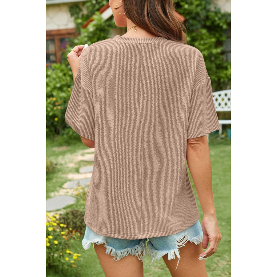 Round Neck Half Sleeve T-Shirt Apparel and Accessories