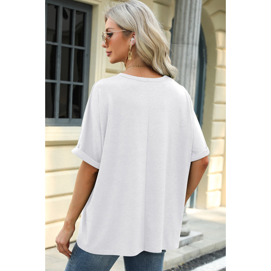 Round Neck Half Sleeve T - Shirt Apparel and Accessories