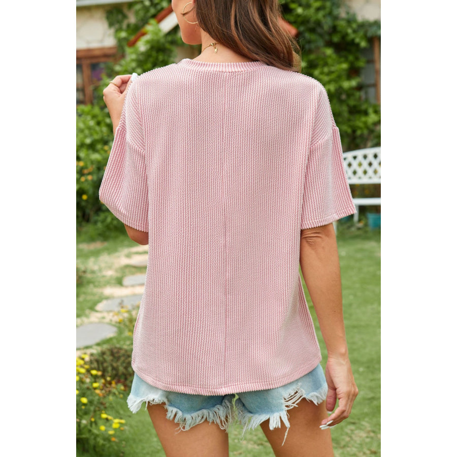 Round Neck Half Sleeve T-Shirt Apparel and Accessories