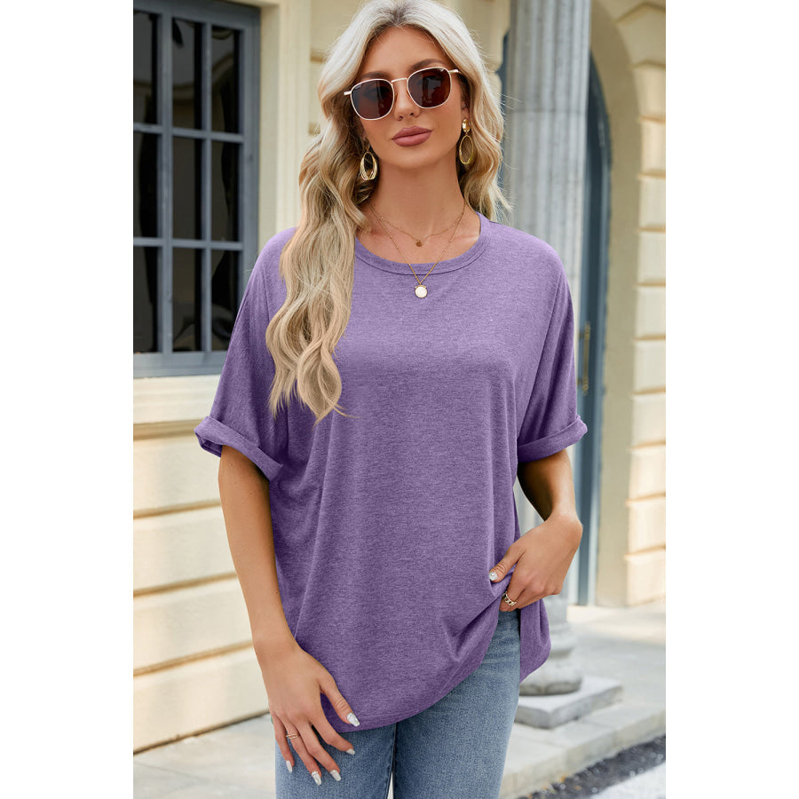 Round Neck Half Sleeve T - Shirt Apparel and Accessories