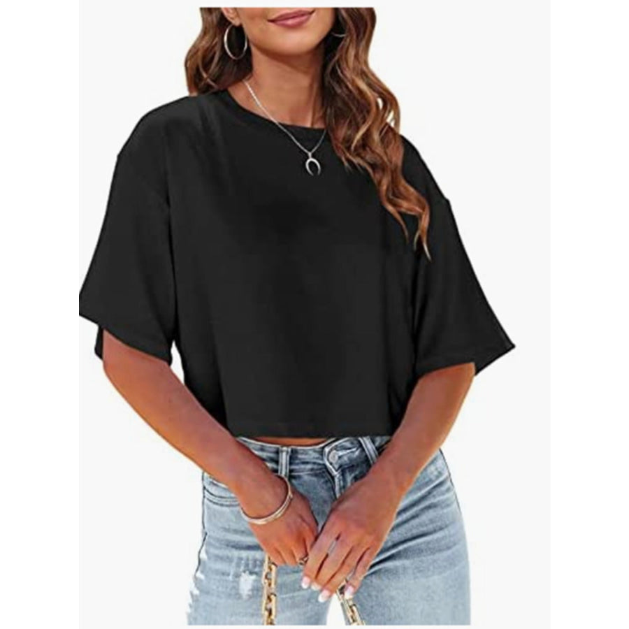 Round Neck Half Sleeve T-Shirt Apparel and Accessories