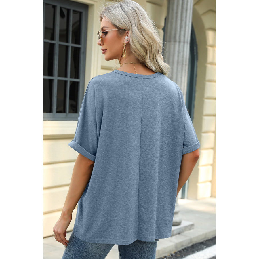 Round Neck Half Sleeve T - Shirt Apparel and Accessories
