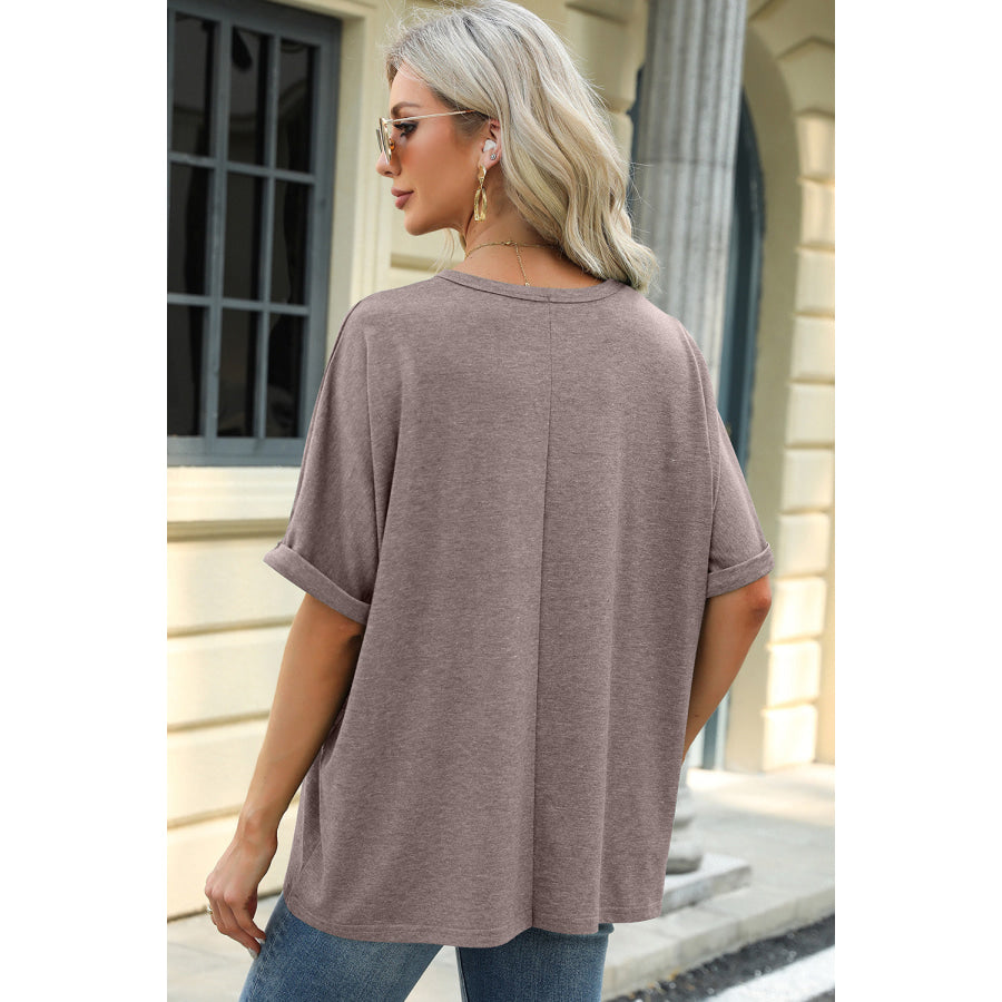 Round Neck Half Sleeve T - Shirt Apparel and Accessories