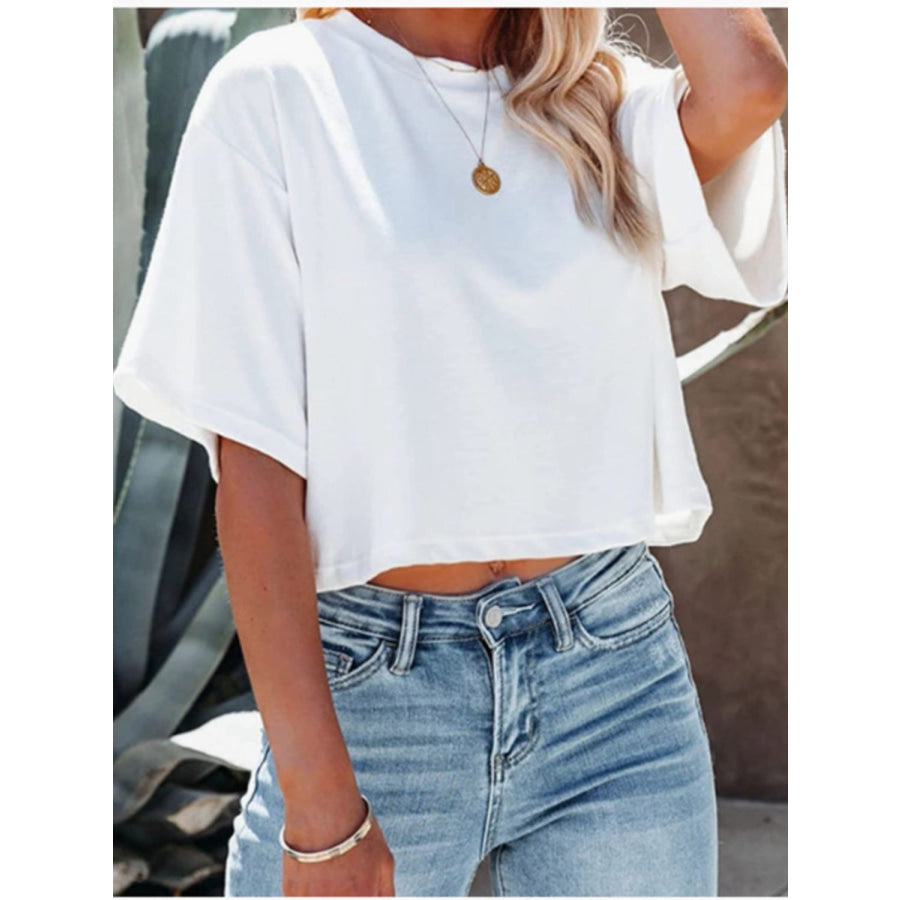 Round Neck Half Sleeve T-Shirt Apparel and Accessories
