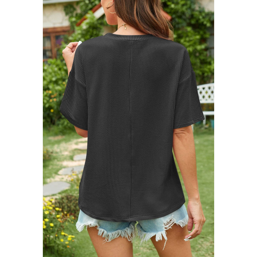 Round Neck Half Sleeve T-Shirt Apparel and Accessories