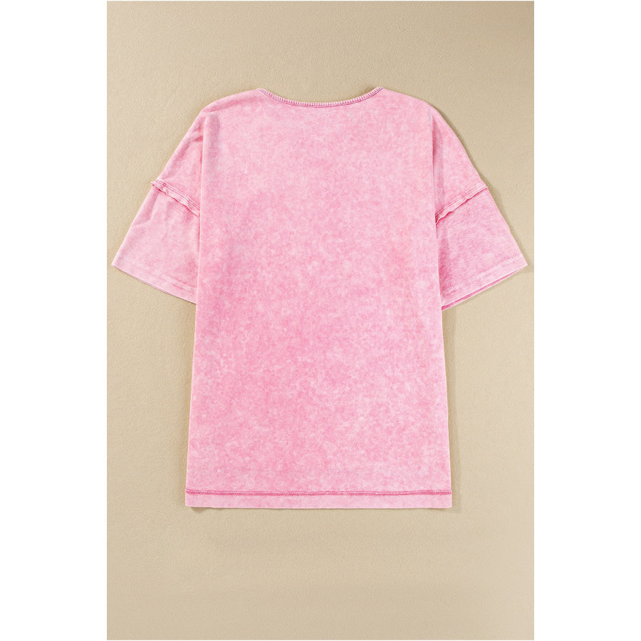 Round Neck Half Sleeve T-Shirt Apparel and Accessories