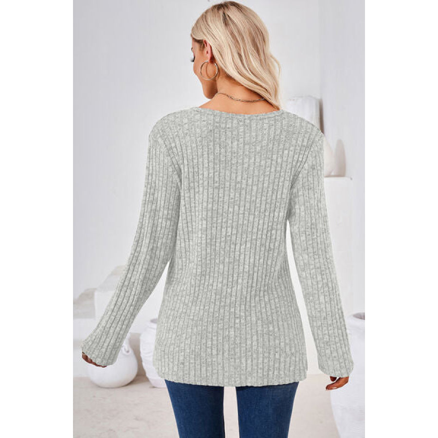 Round Neck Long Sleeve T - Shirt Apparel and Accessories