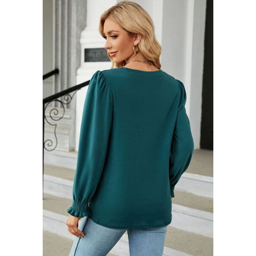 Round Neck Long Sleeve T - Shirt Apparel and Accessories