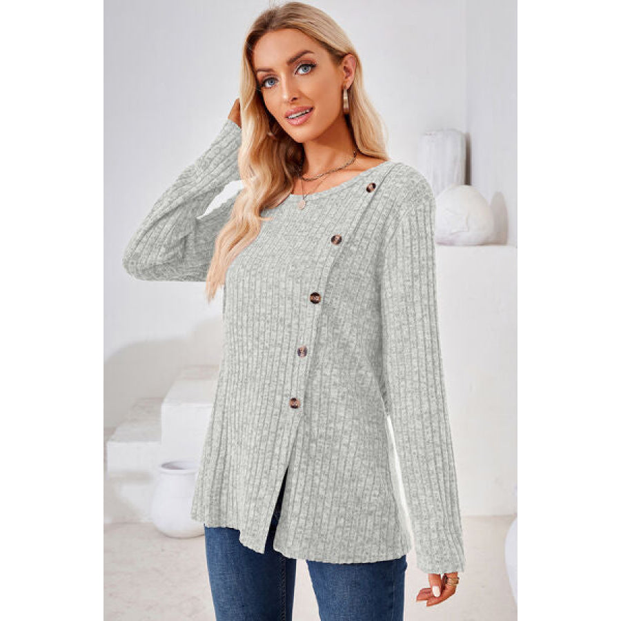 Round Neck Long Sleeve T - Shirt Apparel and Accessories