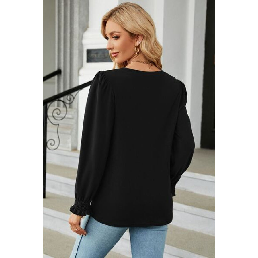 Round Neck Long Sleeve T - Shirt Apparel and Accessories
