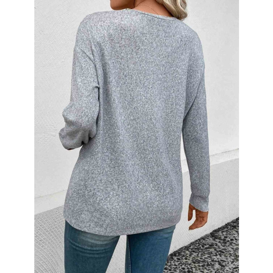 Round Neck Long Sleeve T-Shirt