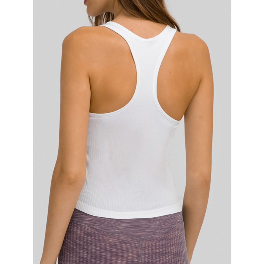 Round Neck Racerback Active Tank Apparel and Accessories