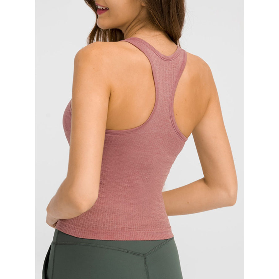 Round Neck Racerback Active Tank Apparel and Accessories