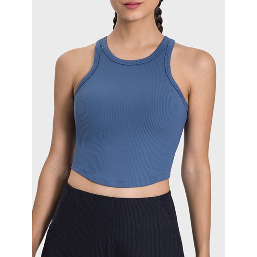 Round Neck Racerback Active Tank Apparel and Accessories