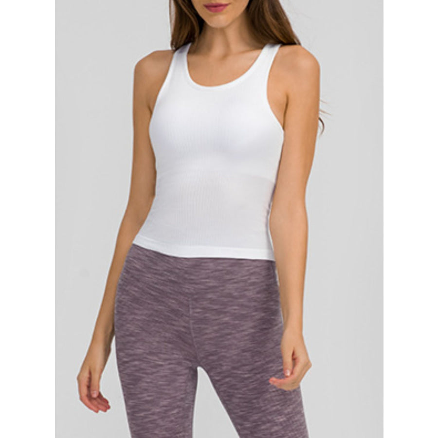 Round Neck Racerback Active Tank Apparel and Accessories