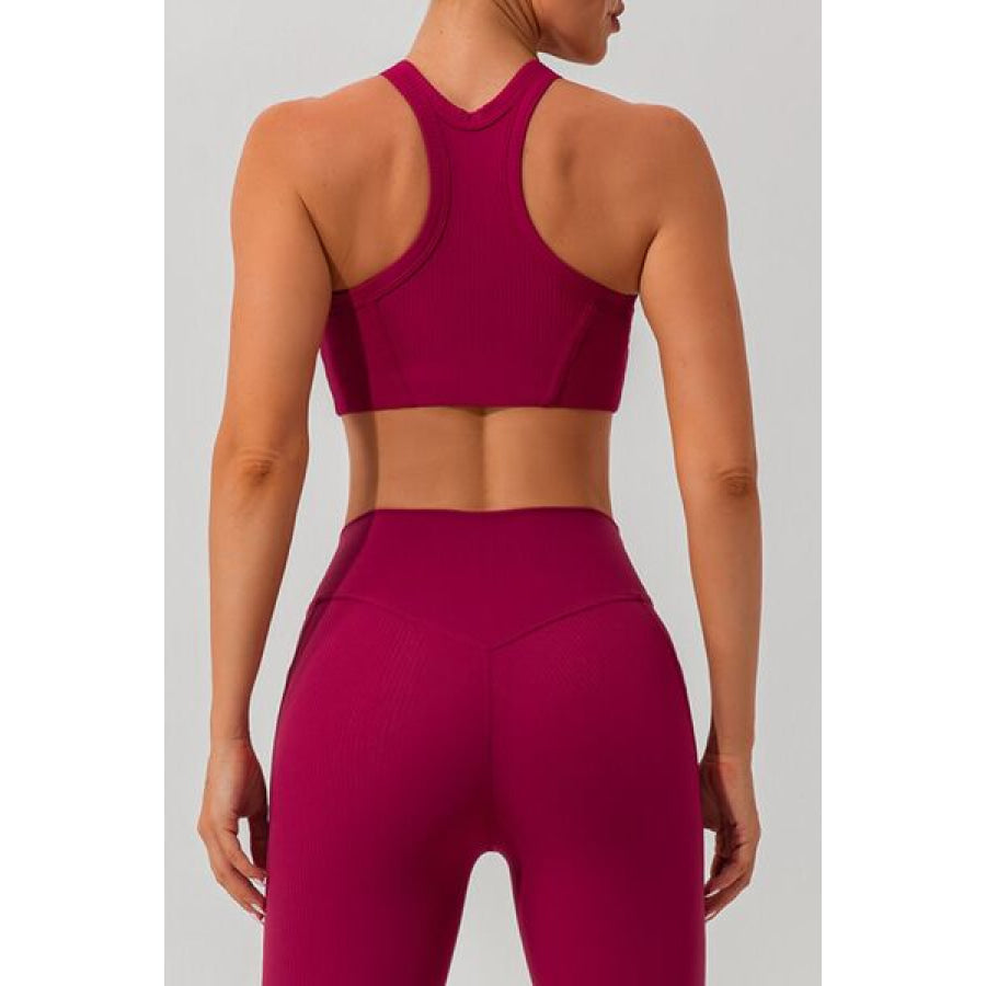 Round Neck Racerback Active Tank Apparel and Accessories