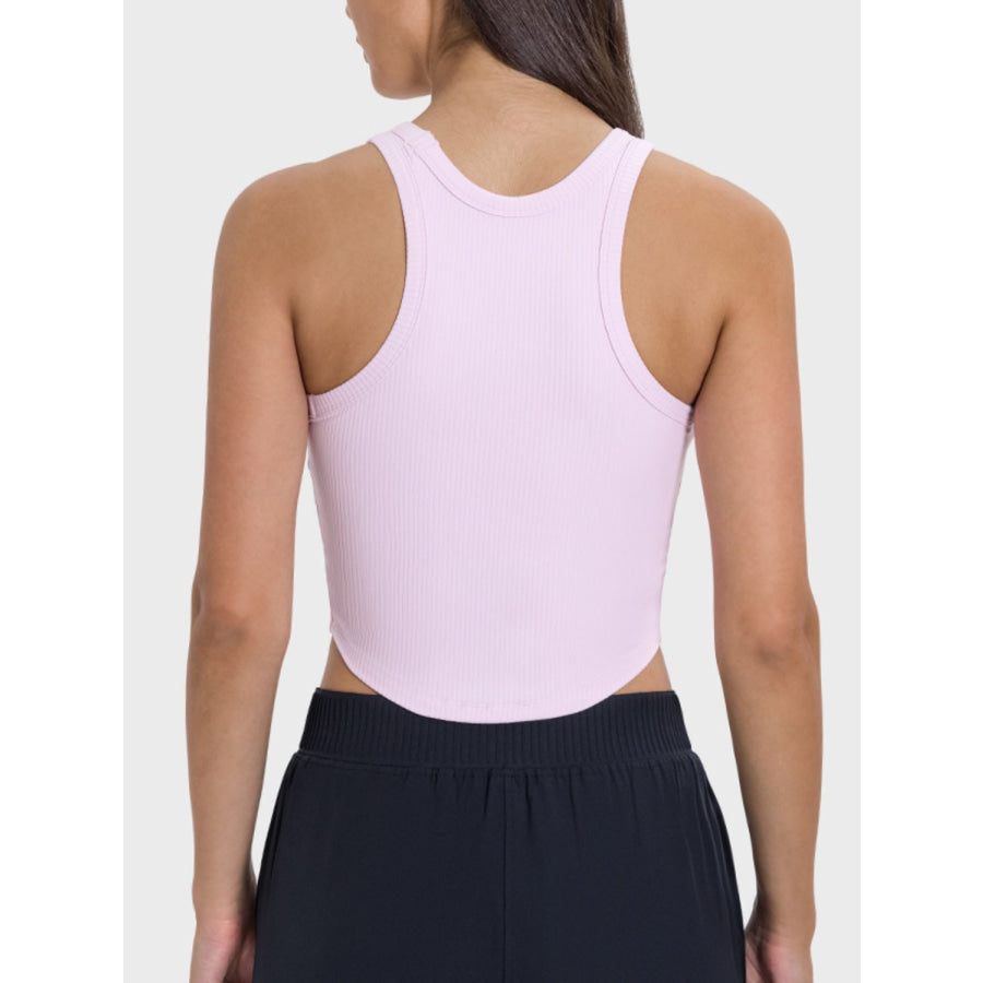 Round Neck Racerback Active Tank Apparel and Accessories