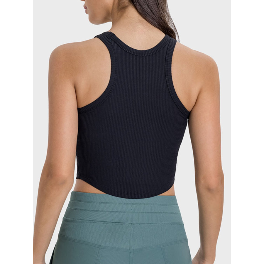 Round Neck Racerback Active Tank Apparel and Accessories