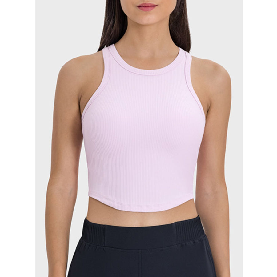 Round Neck Racerback Active Tank Apparel and Accessories