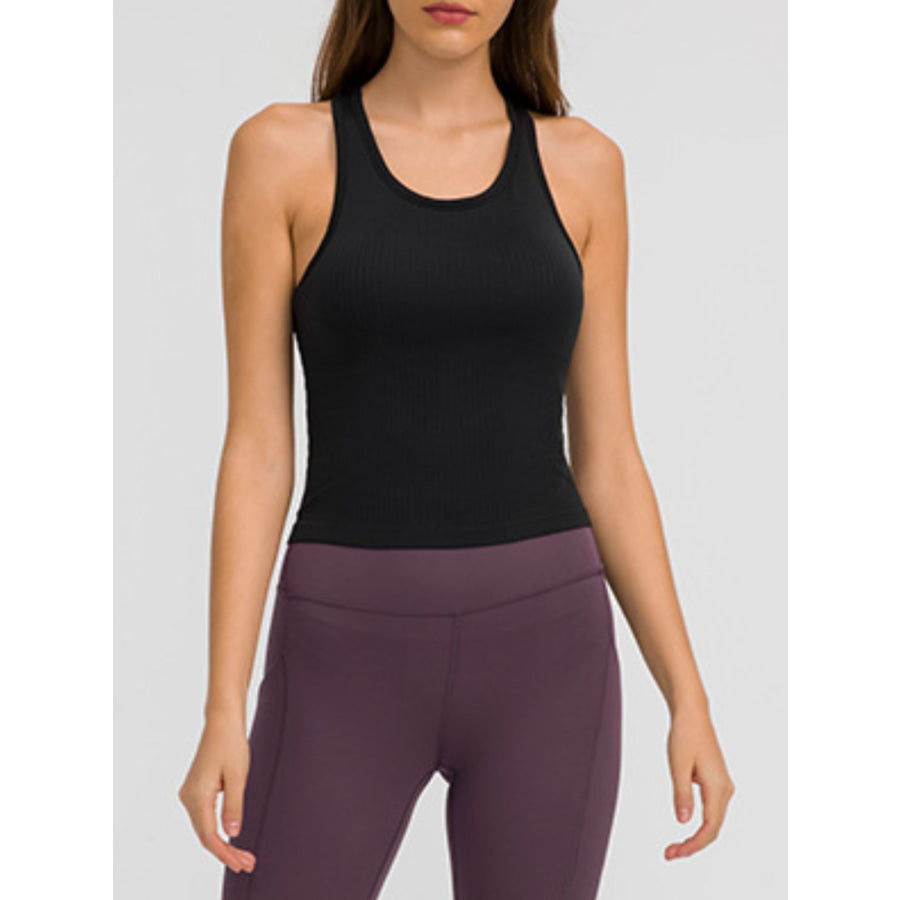 Round Neck Racerback Active Tank Apparel and Accessories