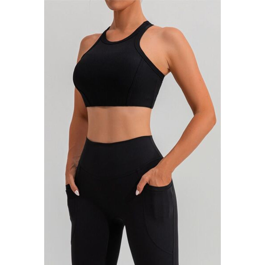 Round Neck Racerback Active Tank Apparel and Accessories