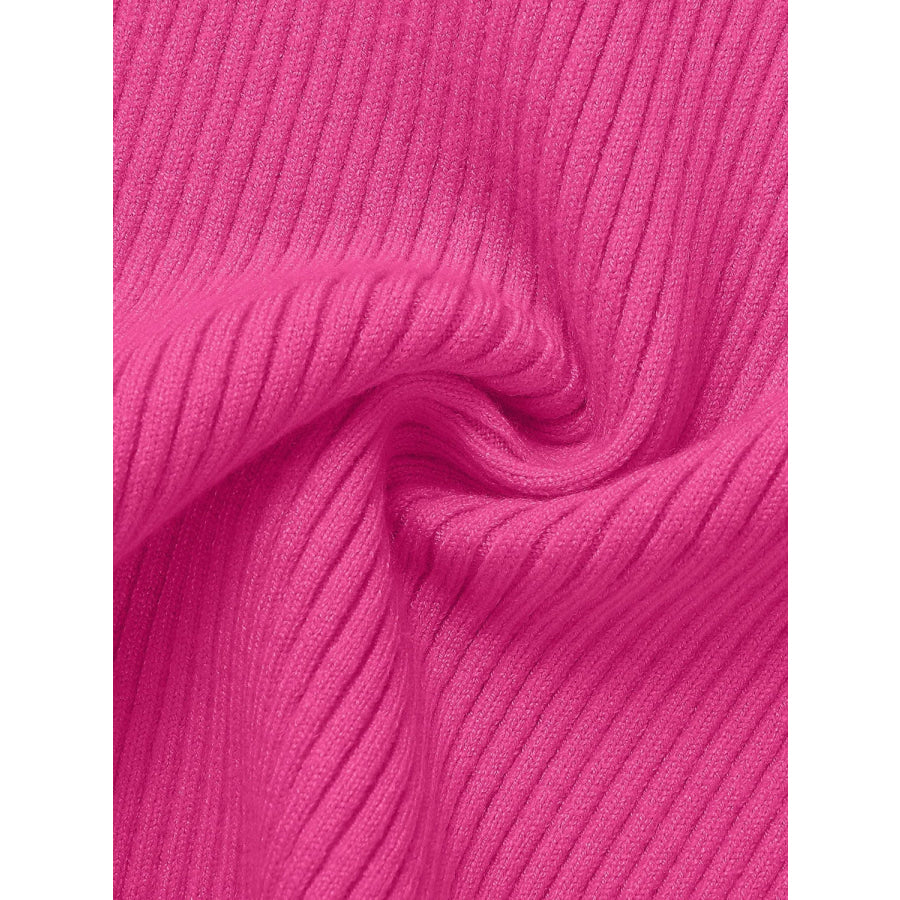 Round Neck Short Sleeve Knit Top Apparel and Accessories