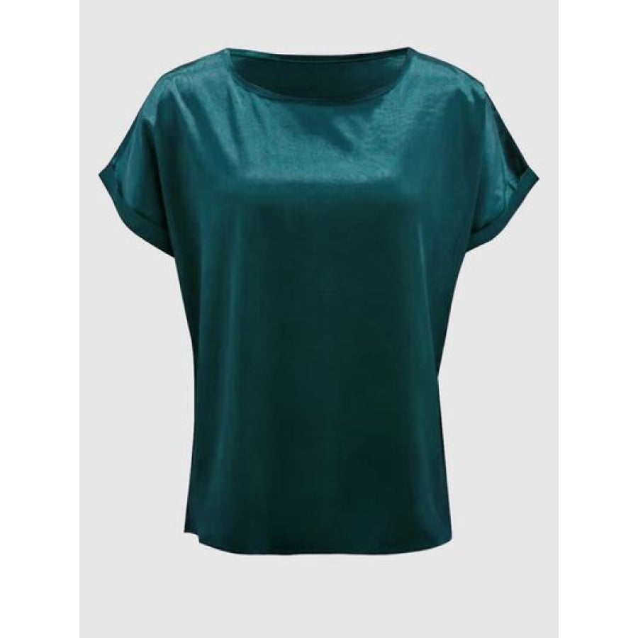 Round Neck Short Sleeve T - Shirt Apparel and Accessories