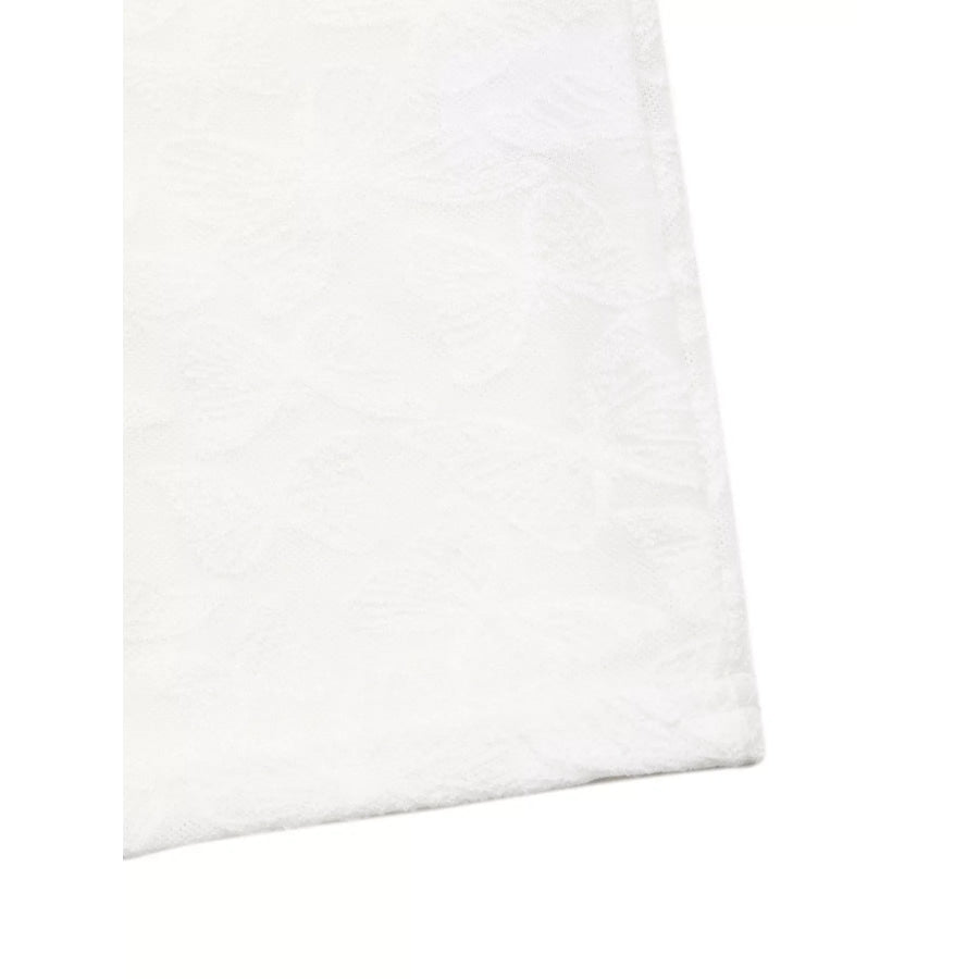 Round Neck Short Sleeve Top Apparel and Accessories